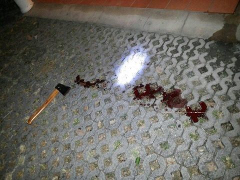 Police look for perp in Phuket axe attack