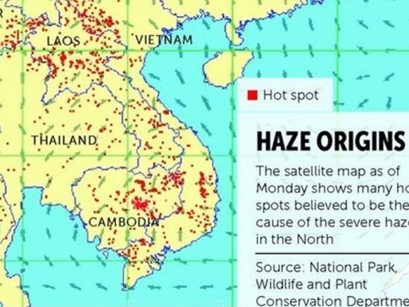 Prayut calls for neighbouring countries help in haze crisis