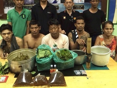 Five Burmese arrested in Phuket work camp raids