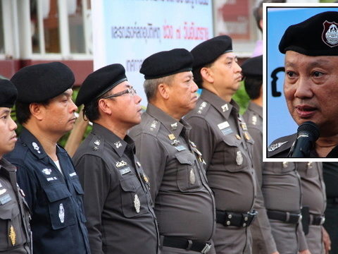 Top general impressed with Phuket police