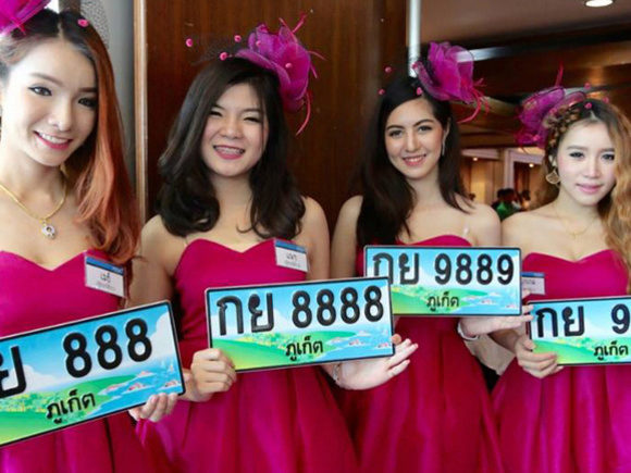 Phuket lucky number plate auction raises B20m