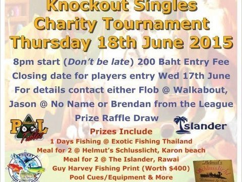 Knockout Singles Charity Tourament